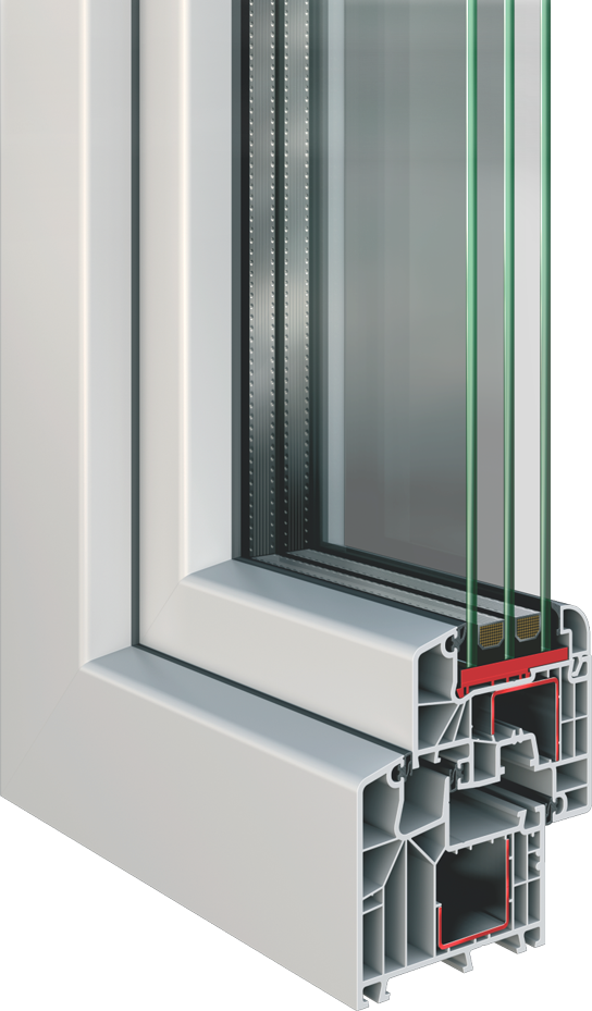 Συνθετικά κουφώματα Aluplast 8000