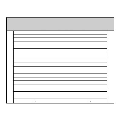 Ρολό Επικαθήμενο Μπαλκονόπορτας (203Χ203) - Image 3